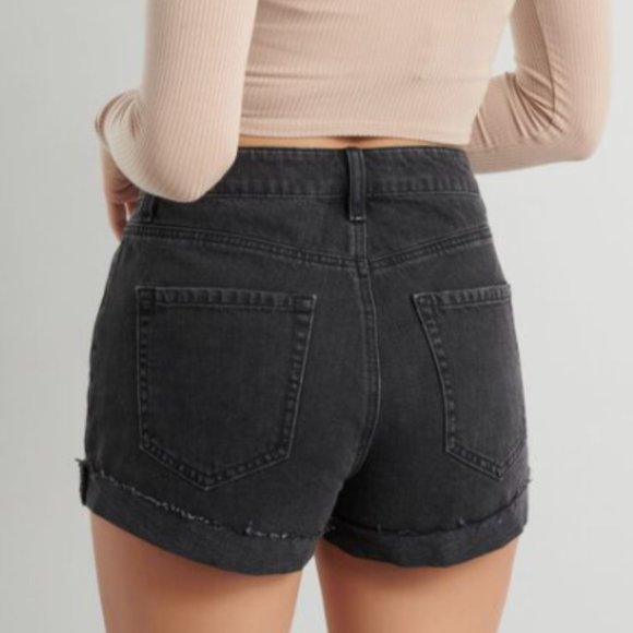 Garage Mom Shorts-Black - Picture 2 of 2